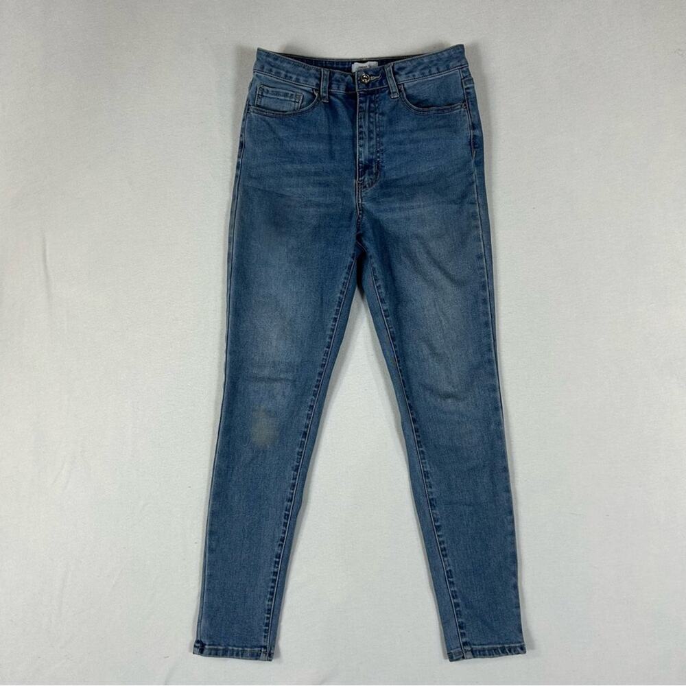 Forever 21 High Rise Jeggings Women’s 29 Stretch Skinny Jeans Light Wash Denim
